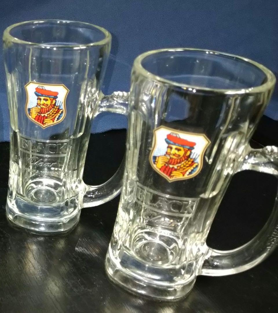 戦前 アンティーク グラス ビアジョッキ サッポロビール アサヒビール